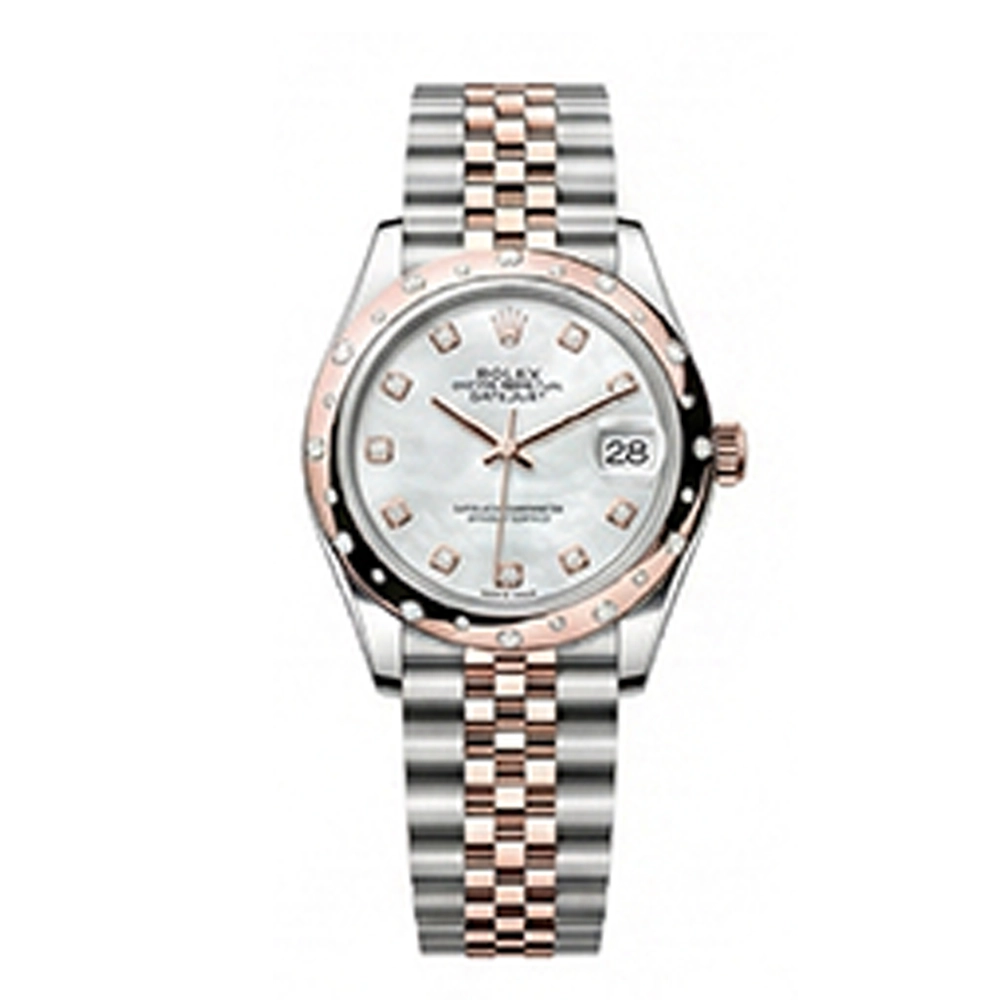 デイトジャスト 31 278341RBR ホワイトシェル 10Pダイヤ ジュビリーブレス