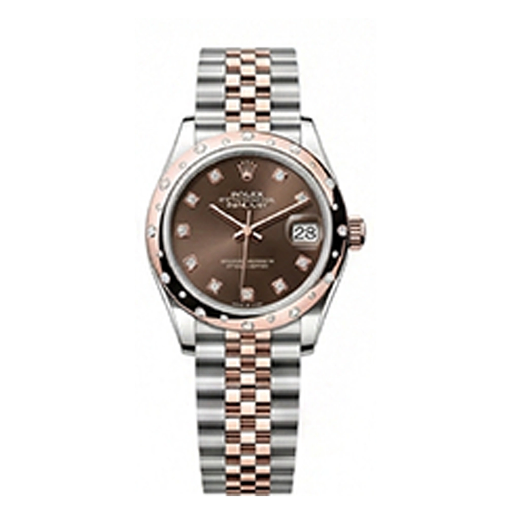 デイトジャスト 31 278341RBR チョコレート10Pダイヤジュビリーブレス