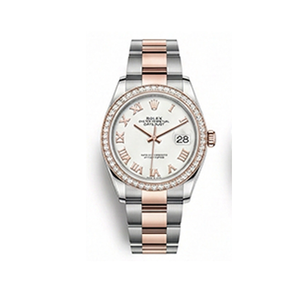 デイトジャスト 31 278381RBR ホワイトローマン オイスターブレス