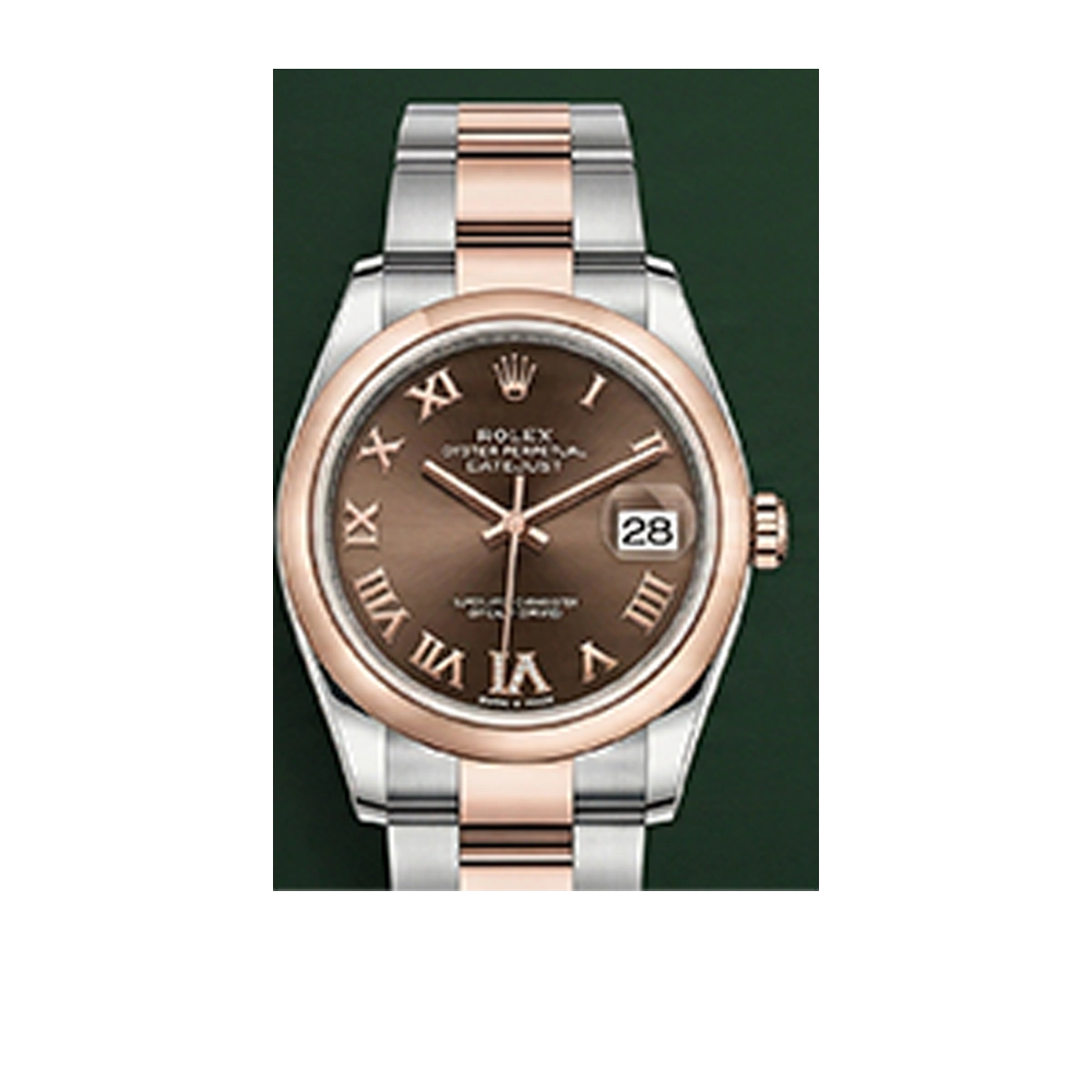 デイトジャスト 31 278241 チョコレートローマン VIダイヤ オイスターブレス