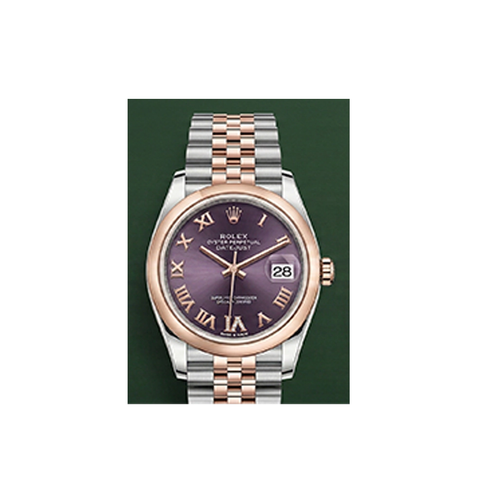 デイトジャスト 31 278241 オーベルジーヌ ローマン VIダイヤ ジュビリーブレス