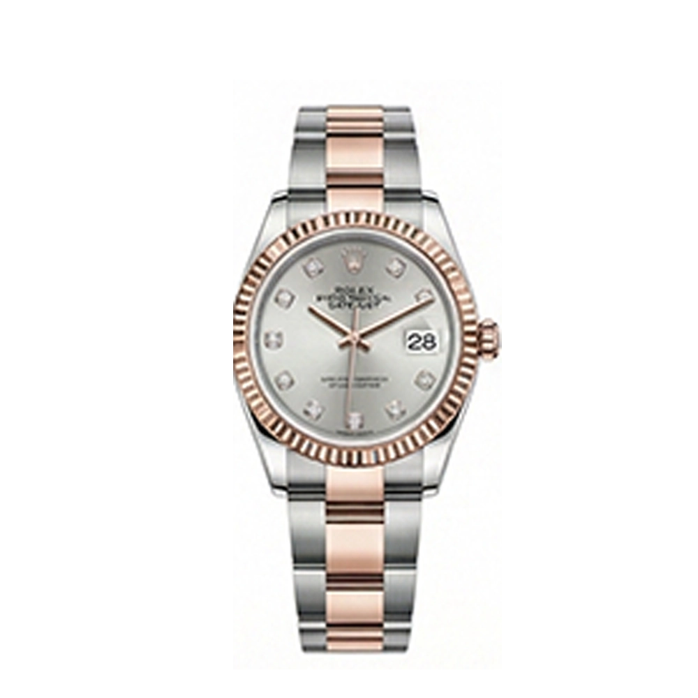 デイトジャスト 31 278271 シルバー 10Pダイヤ オイスターブレス