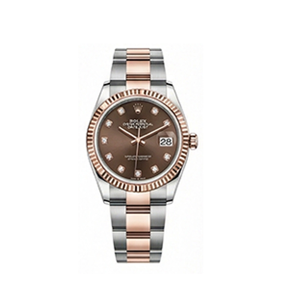 デイトジャスト 31 278271 チョコレート10Pダイヤオイスターブレス