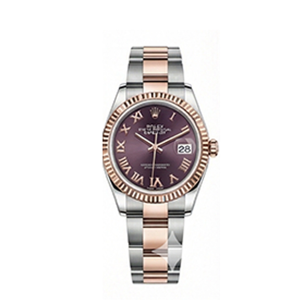 デイトジャスト 31 278271 オーベルジーヌ ローマン VIダイヤ ジュビリーブレス