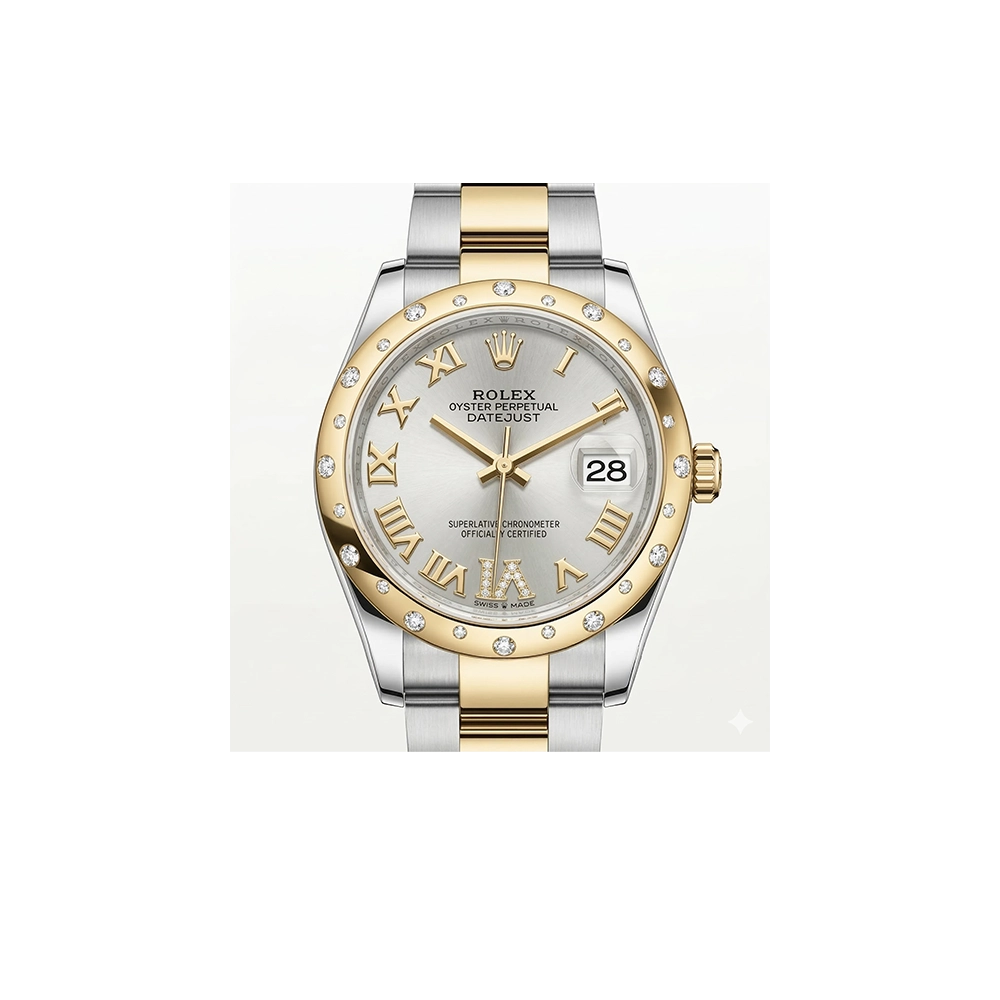 デイトジャスト 31 278343RBR シルバー VIダイヤ オイスターブレス