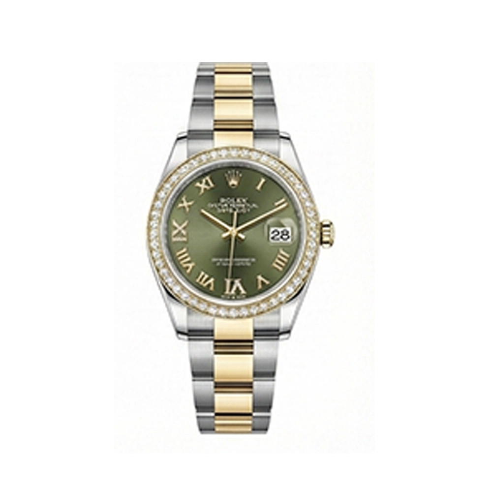 デイトジャスト 31 278343RBR オリーブグリーン VI/IXダイヤ オイスターブレス