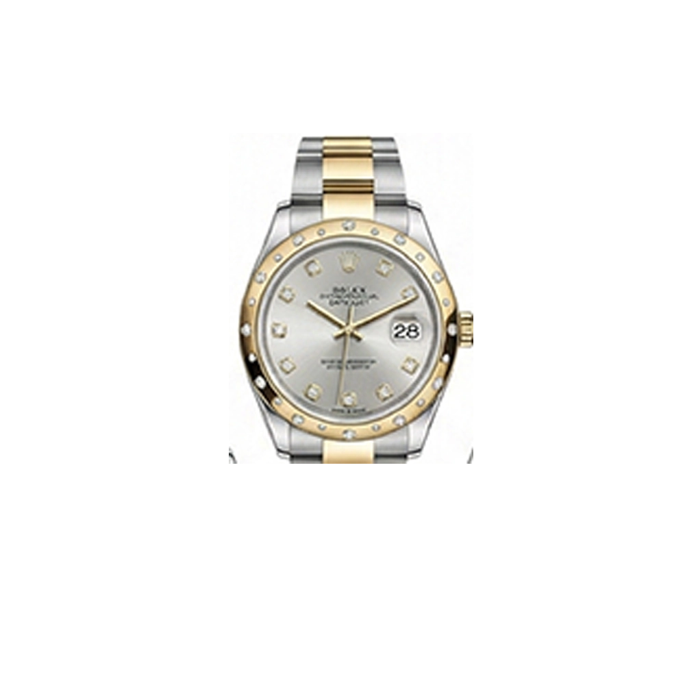 デイトジャスト 31 278343RBR シルバー 10Pダイヤ オイスターブレス