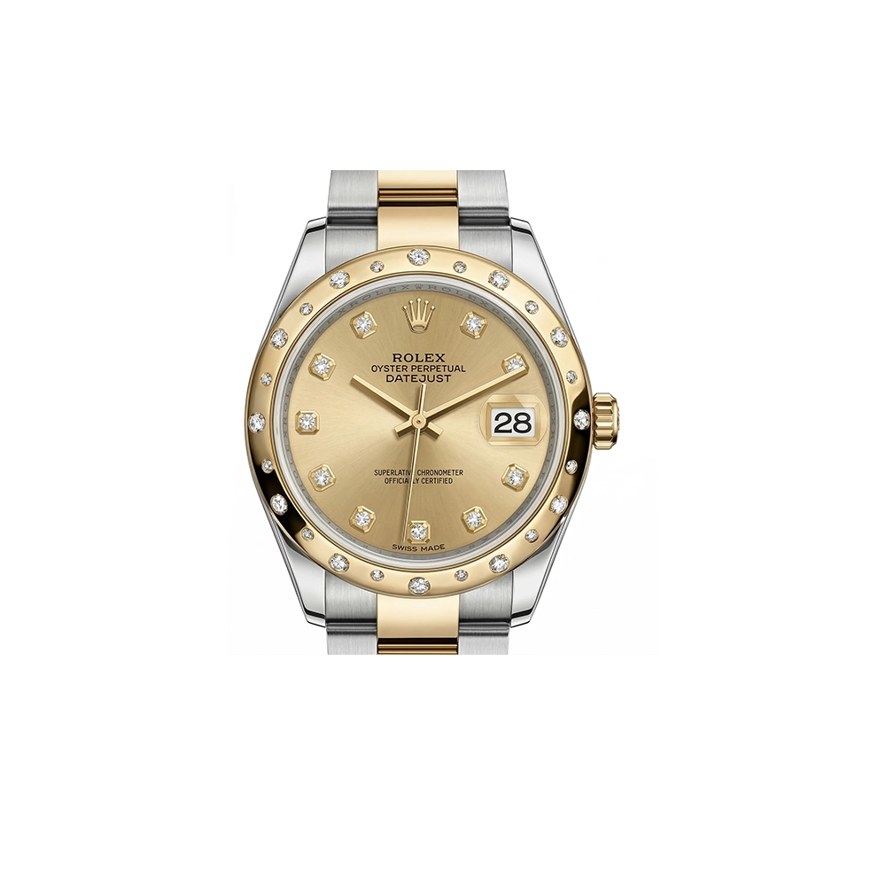 デイトジャスト 31 278343RBRシャンパン 10Pダイヤ オイスターブレス