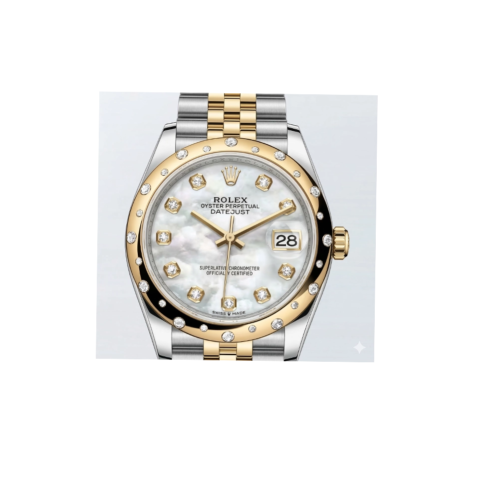 デイトジャスト 31 278343RBR ホワイトシェル 10Pダイヤ ジュビリーブレス