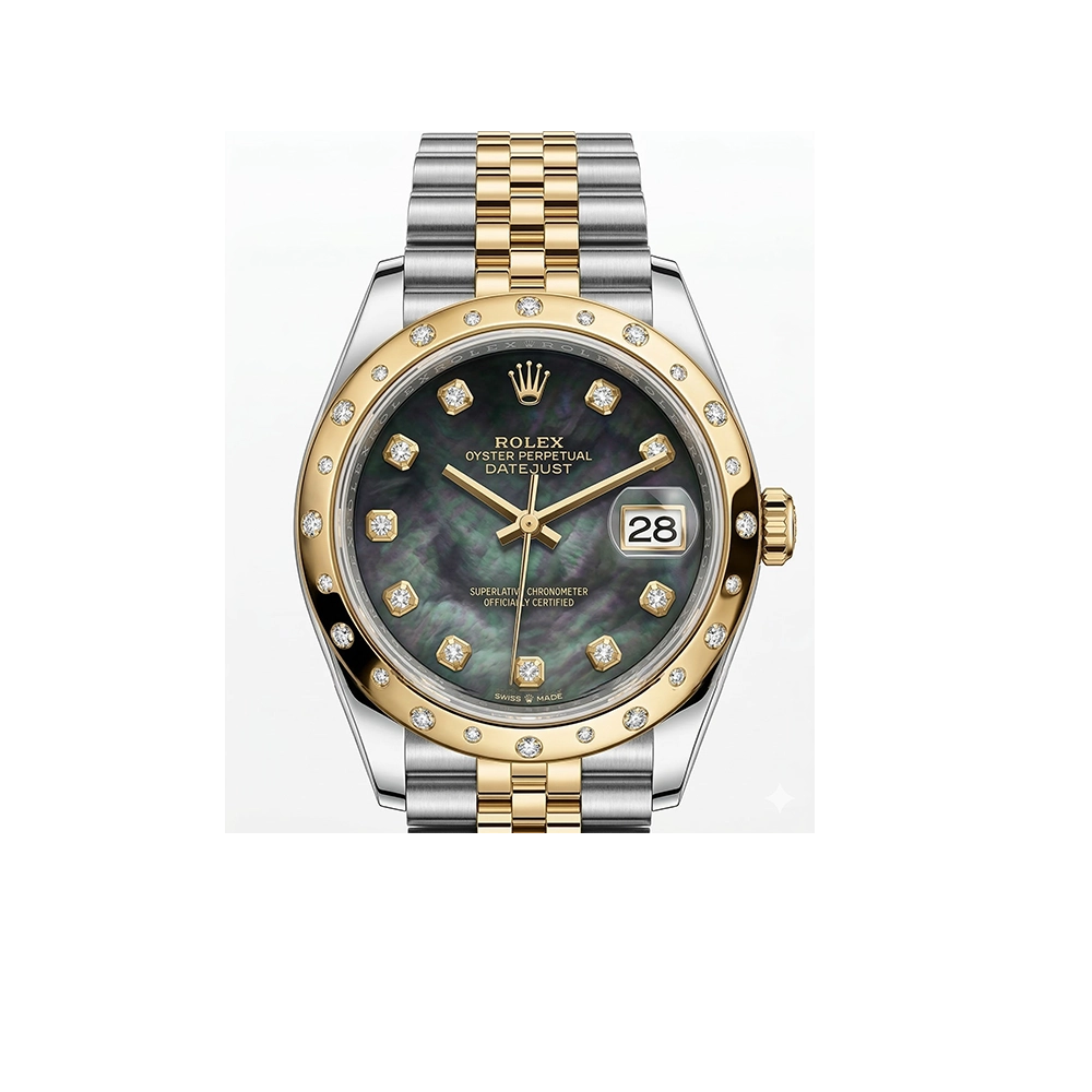 デイトジャスト 31 278343RBR ブラックシェル 10Pダイヤ ジュビリーブレス