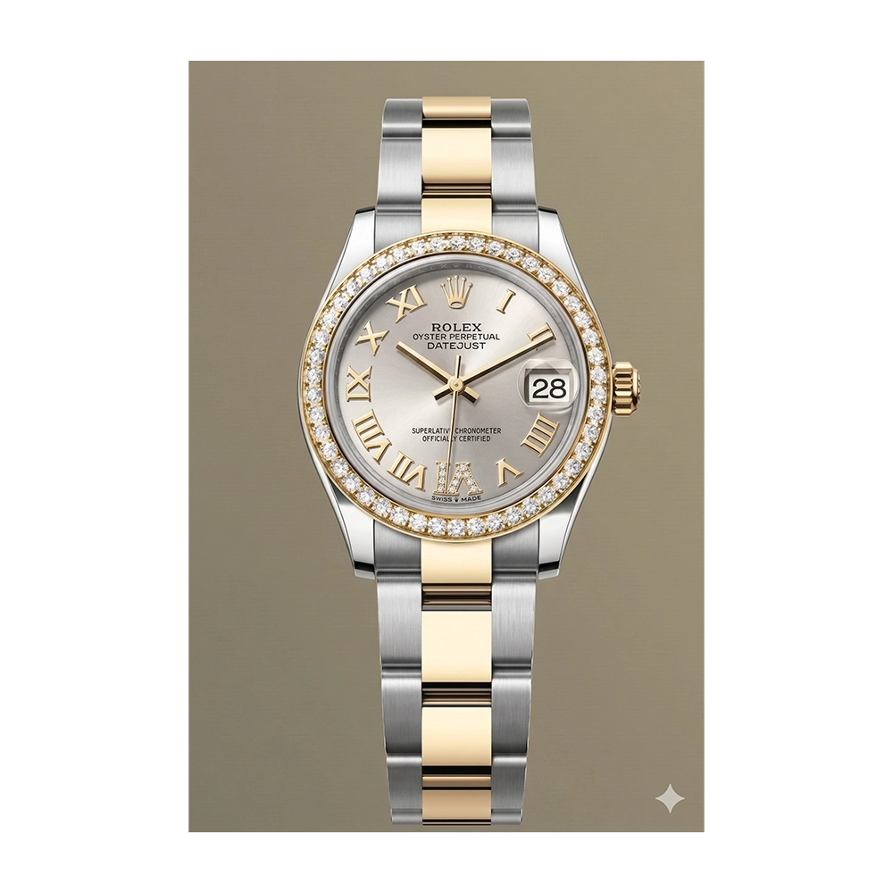 デイトジャスト 31 278383RBR シルバー VIダイヤ オイスターブレス