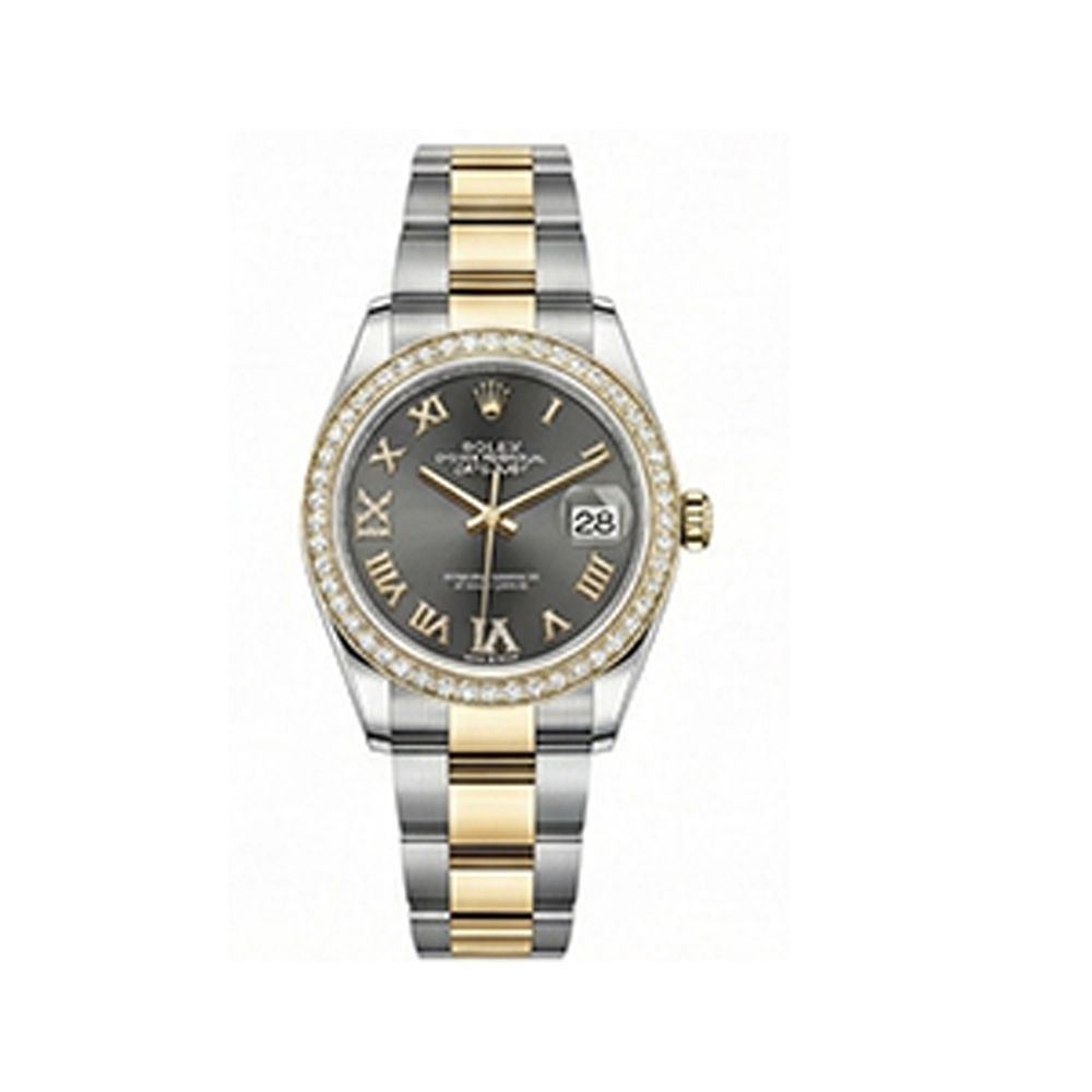 デイトジャスト 31 278383RBR ダークグレー VI/IXダイヤ オイスターブレス