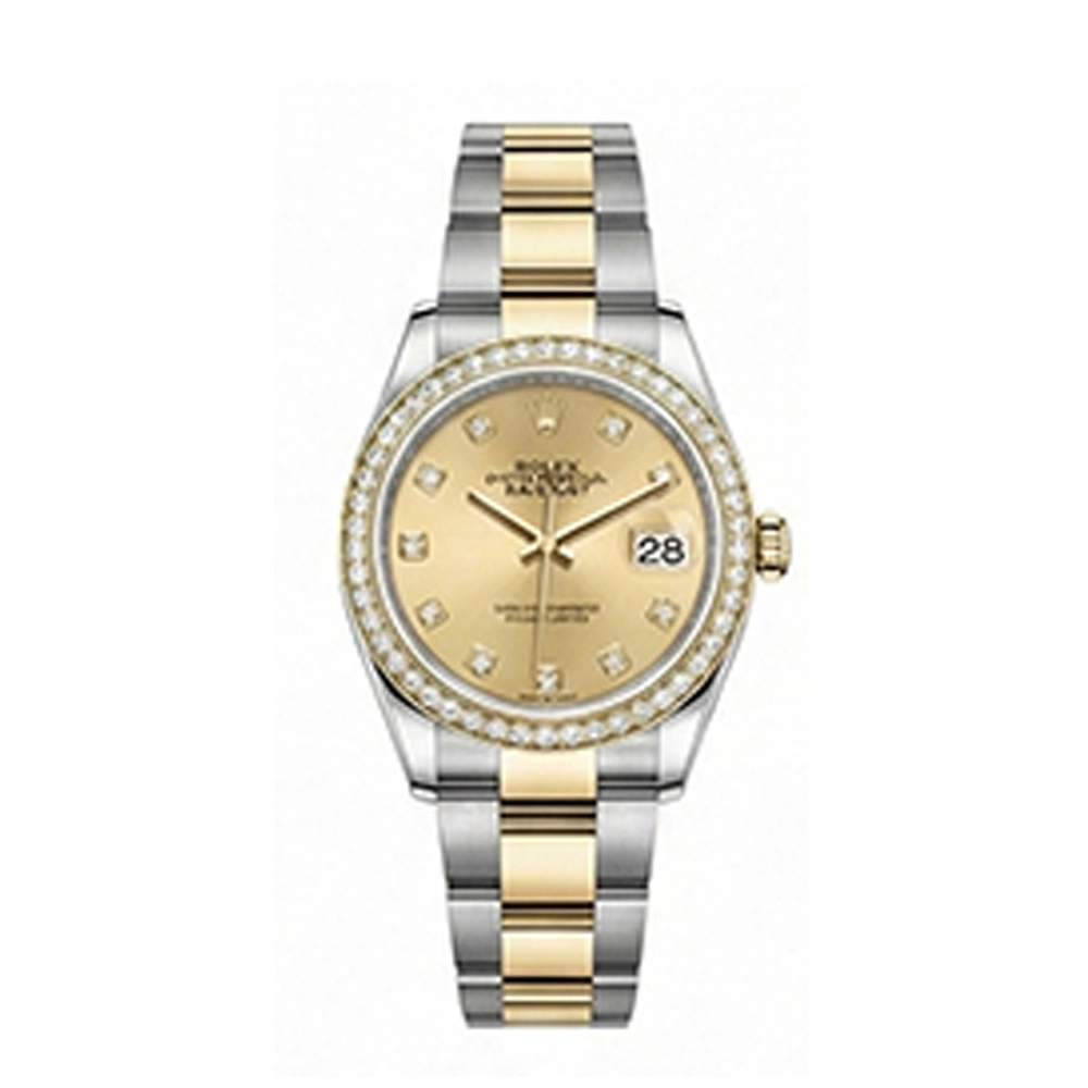 デイトジャスト 31 278383RBR シャンパン 10Pダイヤ オイスターブレス