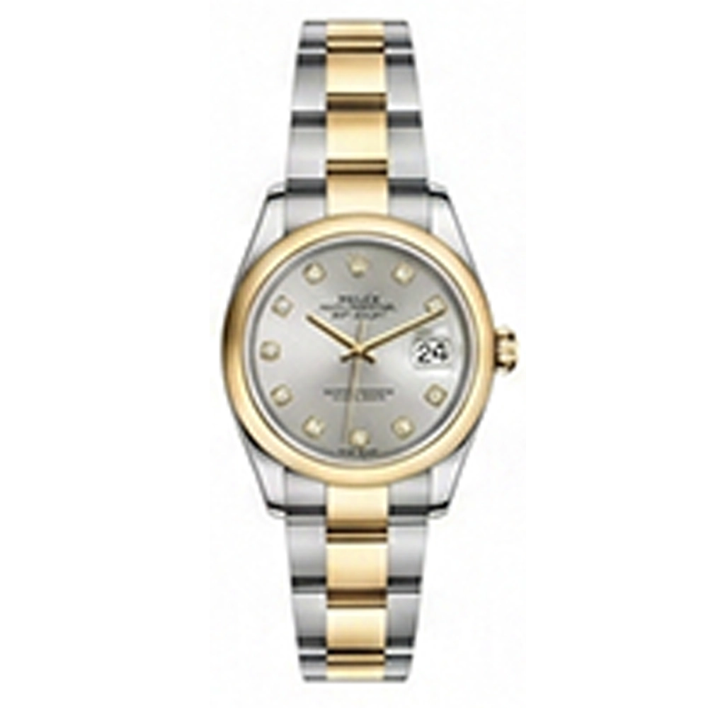 デイトジャスト 31 278243 シルバー 10Pダイヤ オイスターブレス