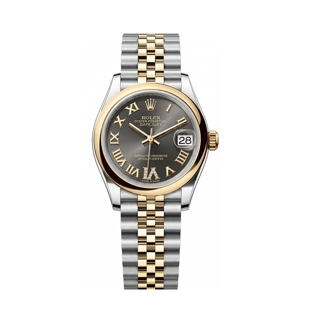 デイトジャスト 31 278243 ダークグレー VIダイヤ ジュビリーブレス