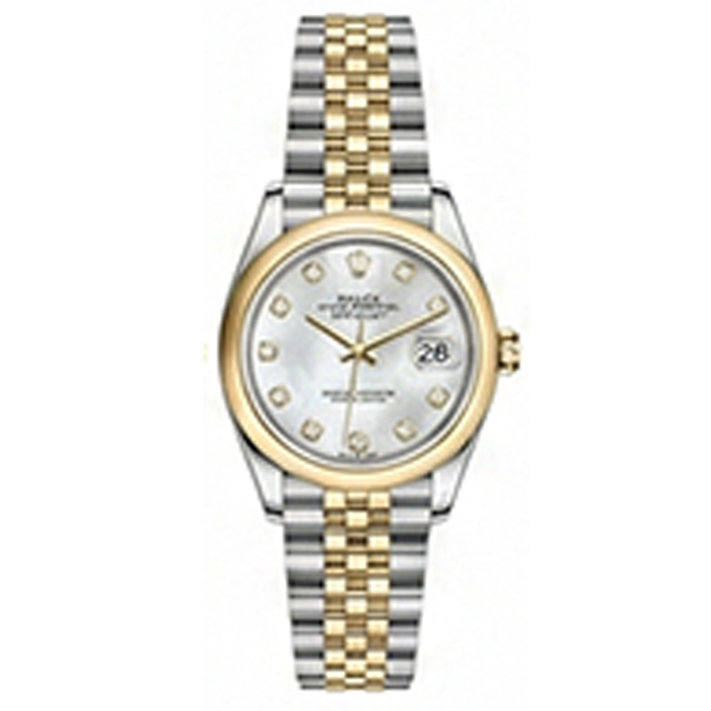 デイトジャスト 31 278243 ホワイトシェル 10Pダイヤ ジュビリーブレス