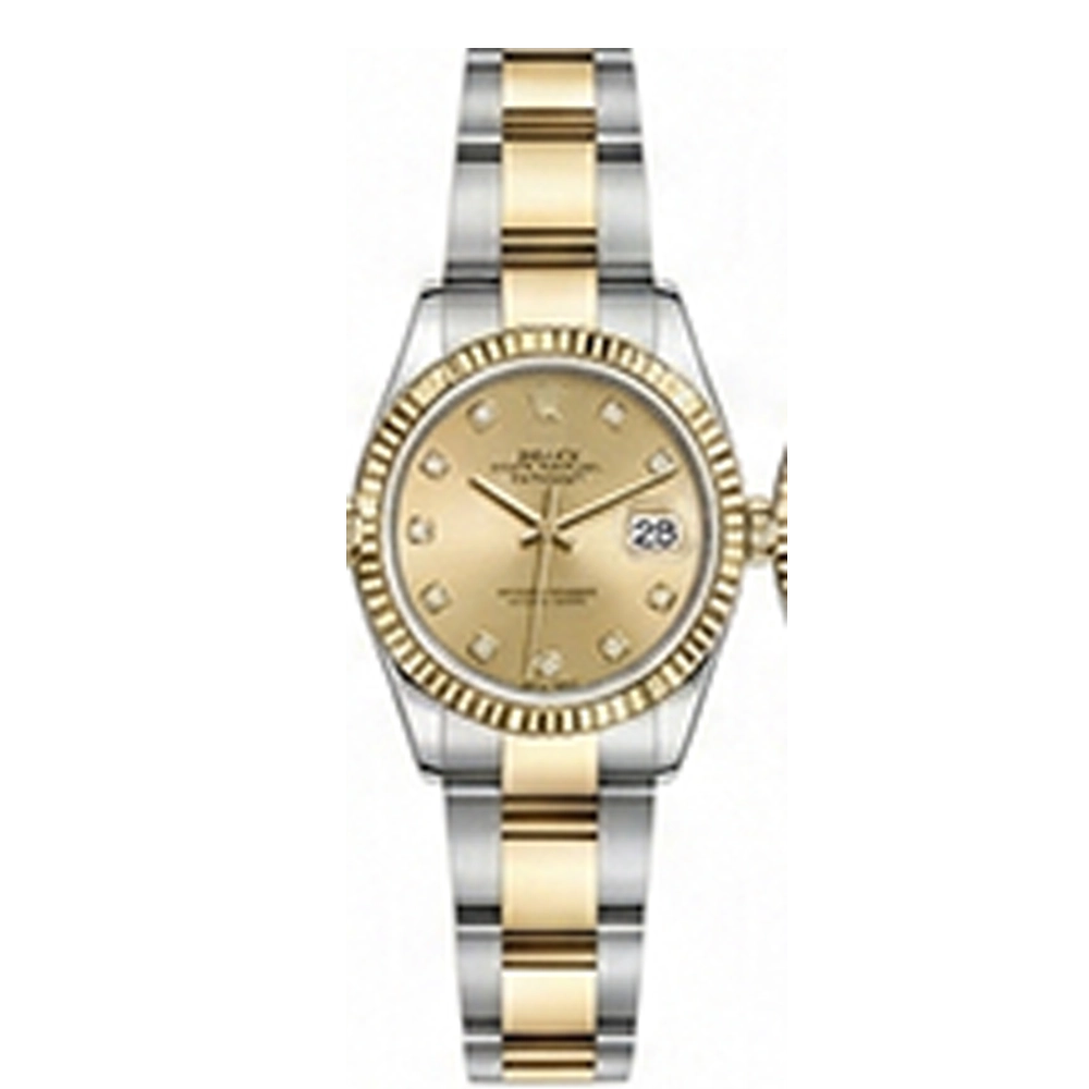 デイトジャスト 31 278273 シャンパン 10Pダイヤ オイスターブレス