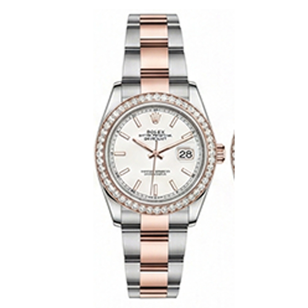 デイトジャスト 36 126281RBR ホワイト オイスターブレス