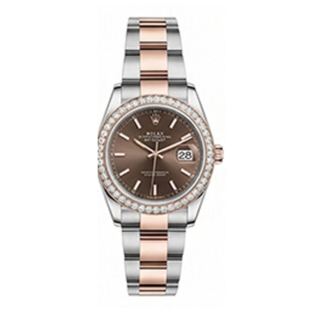 デイトジャスト 36 126281RBR チョコレート オイスターブレス