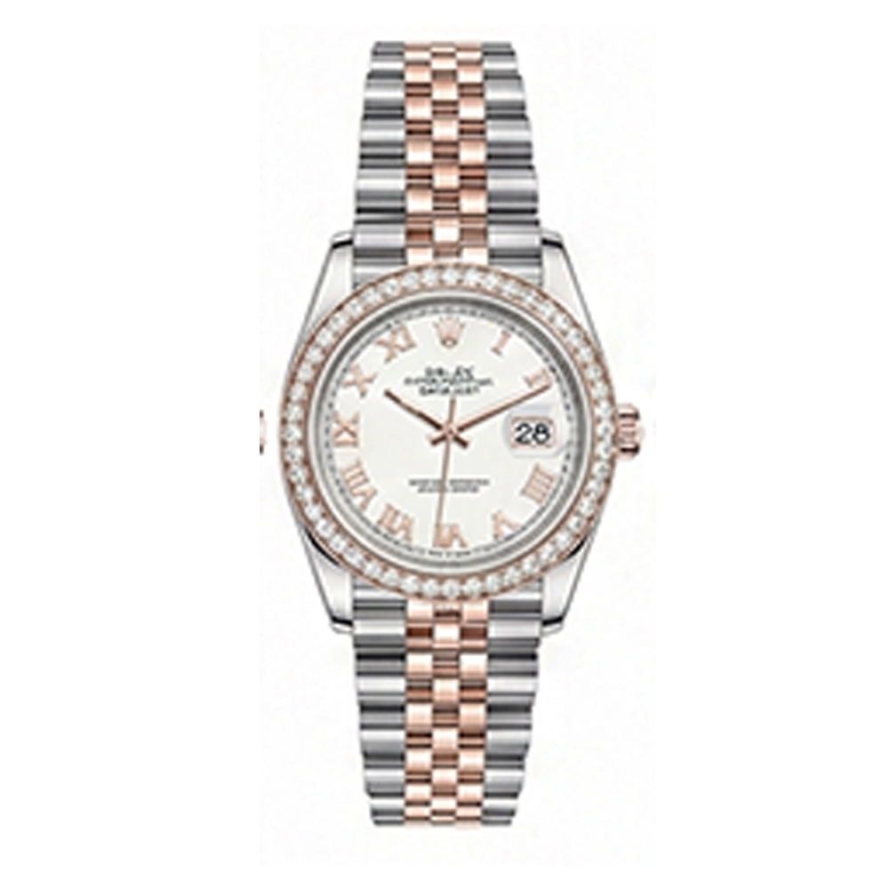 デイトジャスト 36 126281RBR ホワイトローマン ジュビリーブレス