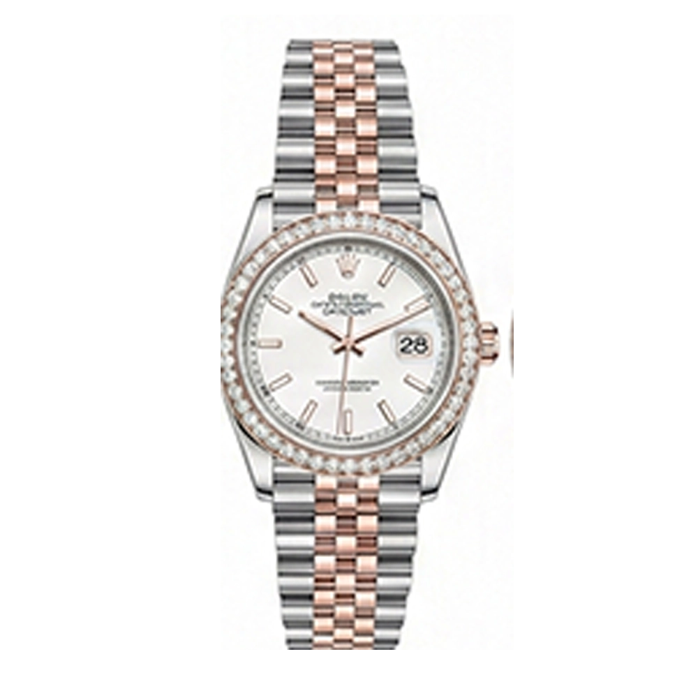 デイトジャスト 36 126281RBR ホワイト ジュビリーブレス