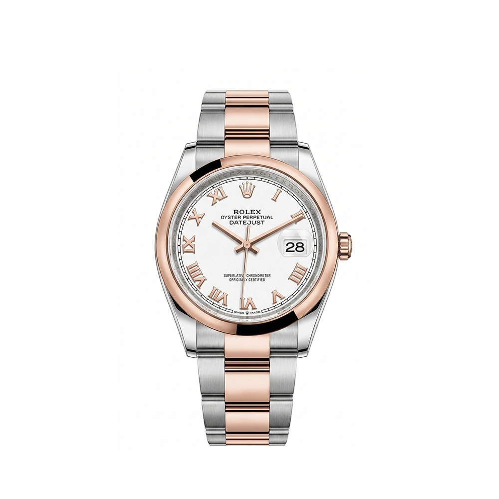 デイトジャスト 36 126201 ホワイトローマン オイスターブレス