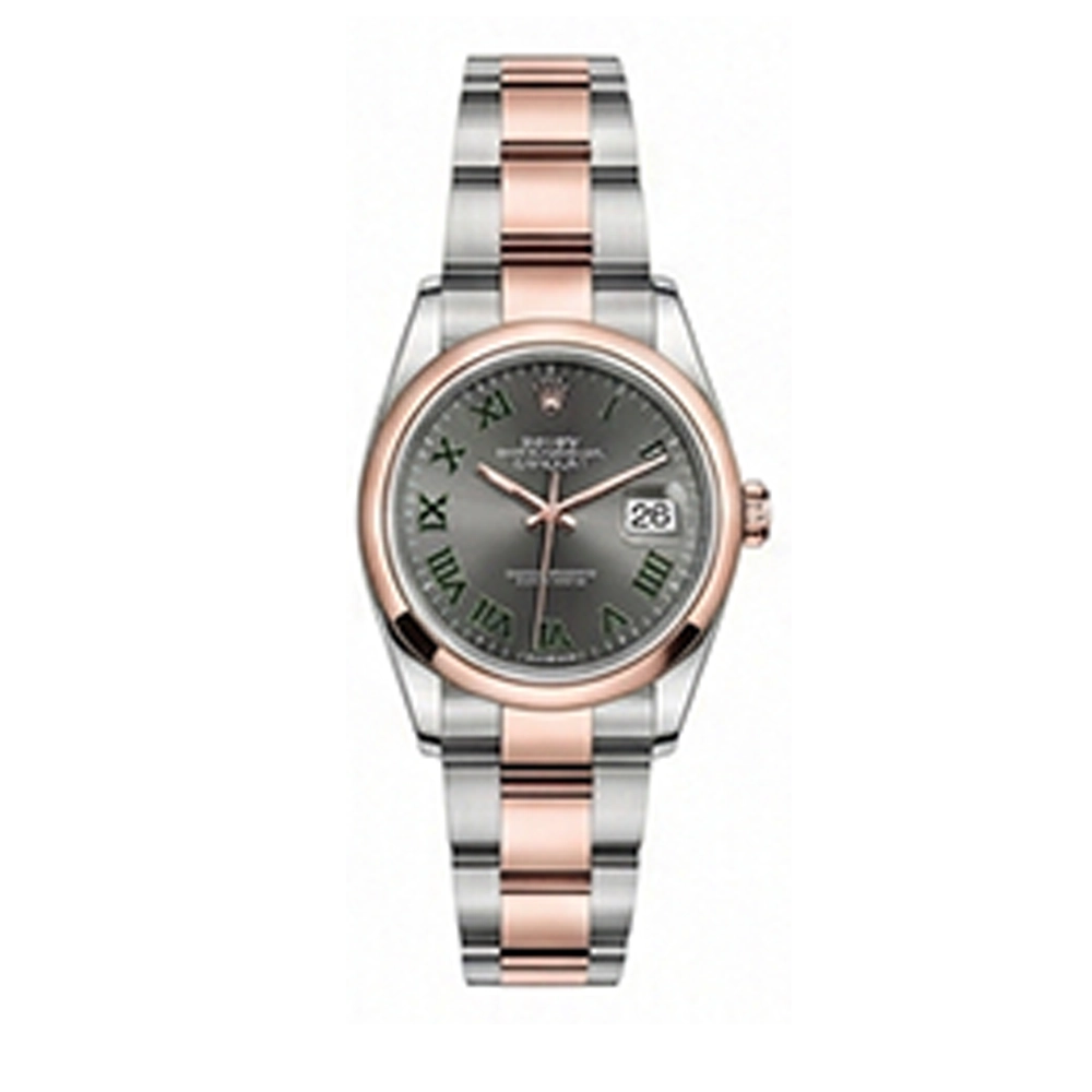 デイトジャスト 36 126201スレートローマン オイスターブレス