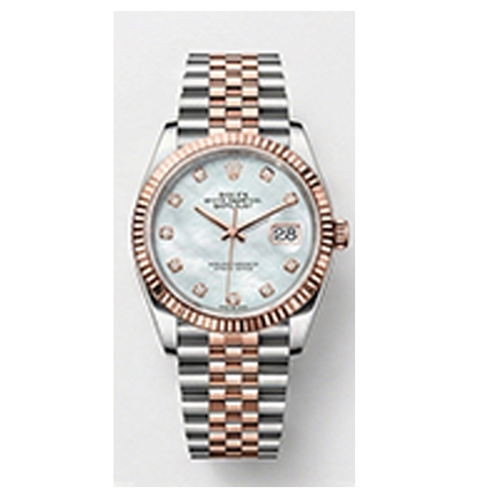 デイトジャスト 36 126231 ホワイトシェル 10Pダイヤジュビリーブレス