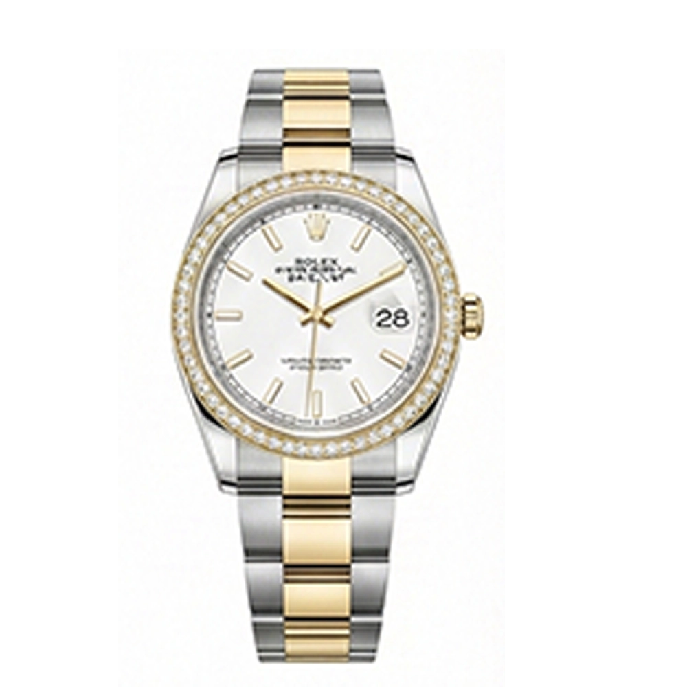 デイトジャスト 36 126283RBR ホワイト オイスターブレス