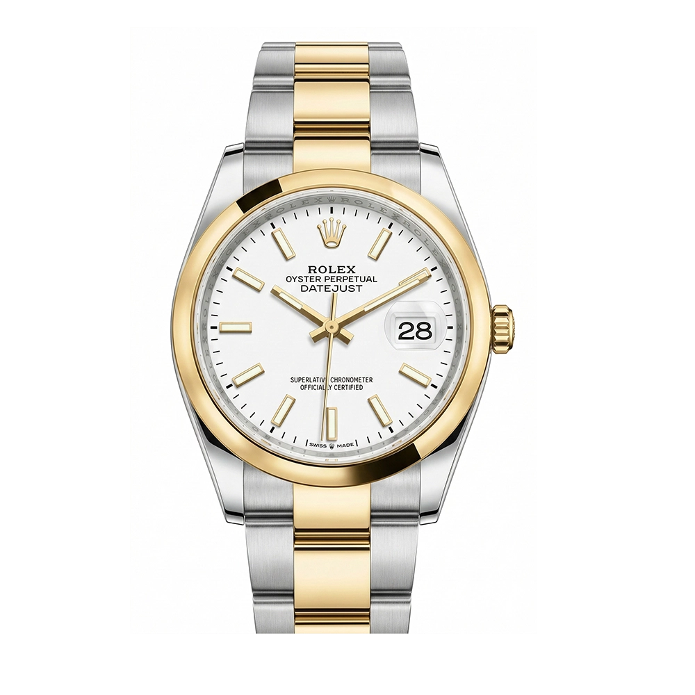 デイトジャスト 36 126203 ホワイト オイスターブレス