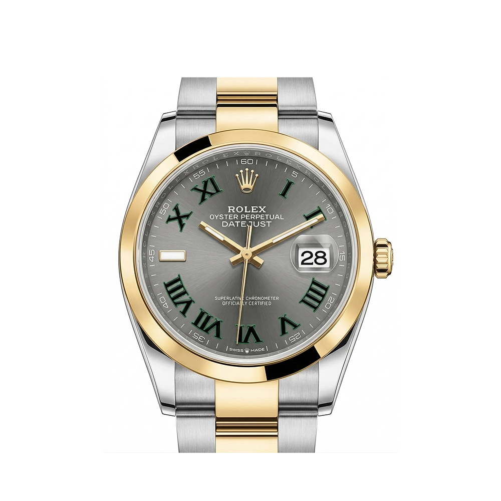 デイトジャスト 36 126203 スレートローマン オイスターブレス