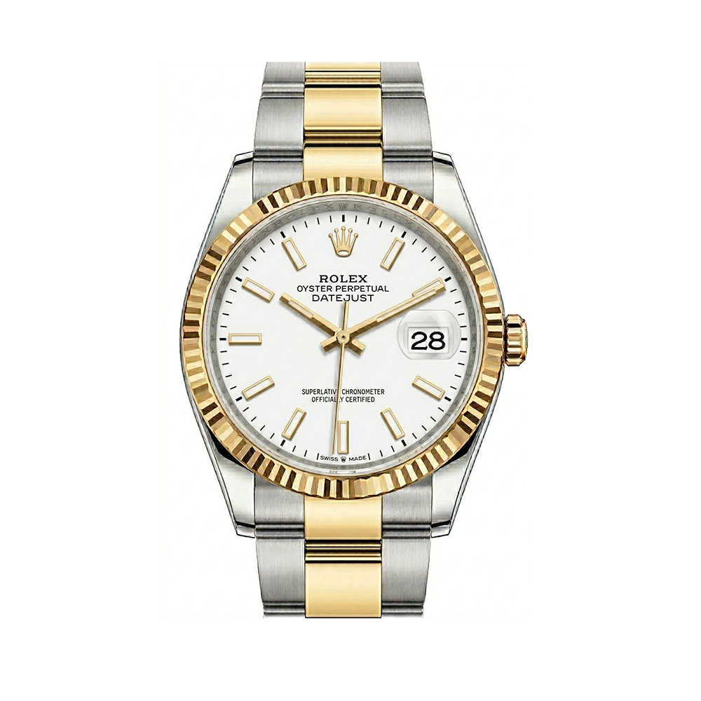 デイトジャスト 36 126233 ホワイト オイスターブレス