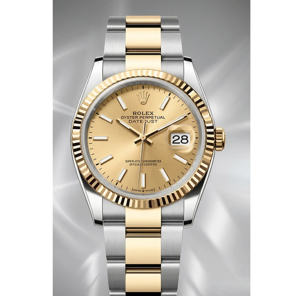 デイトジャスト 36 126233 シャンパン オイスターブレス