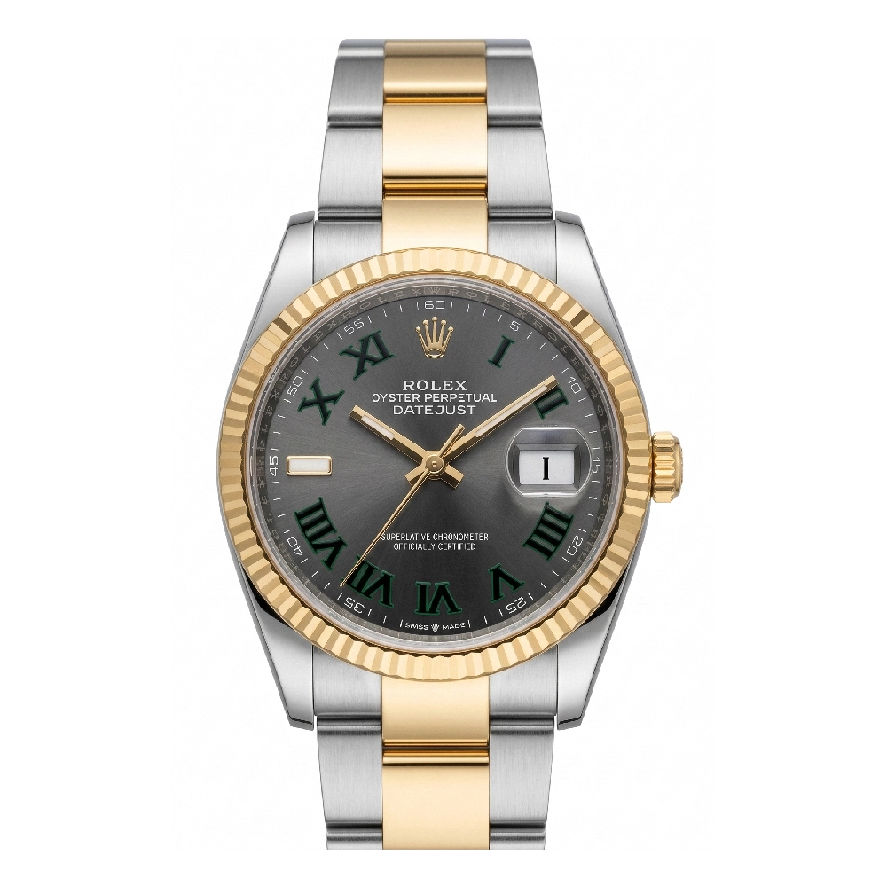 デイトジャスト 36 126233 スレートローマン オイスターブレス