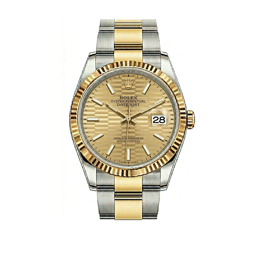 デイトジャスト 36 126233 フルーテッドモチーフ ジュビリーブレス