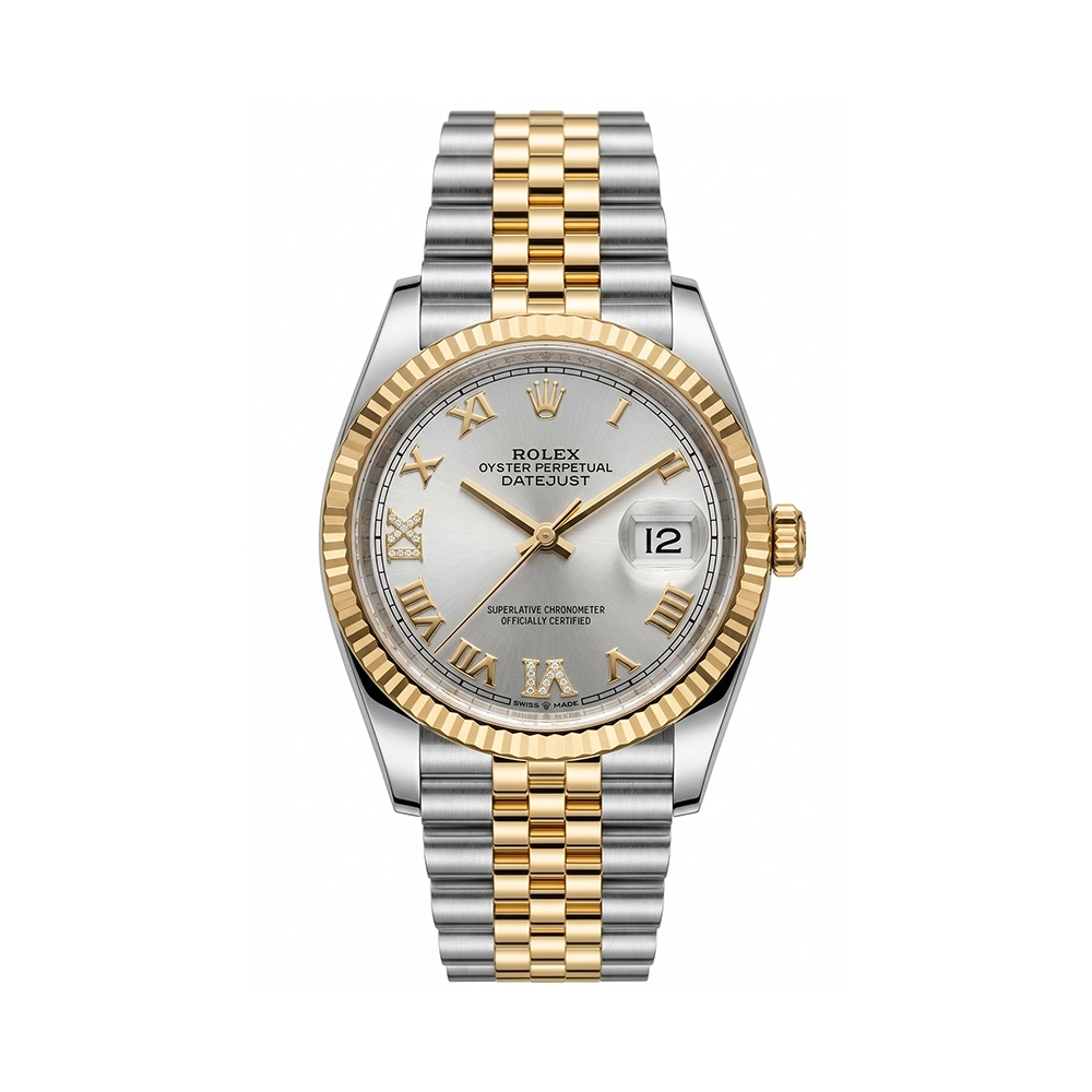 デイトジャスト 36 126233 シルバー VI/IXダイヤ ジュビリーブレス