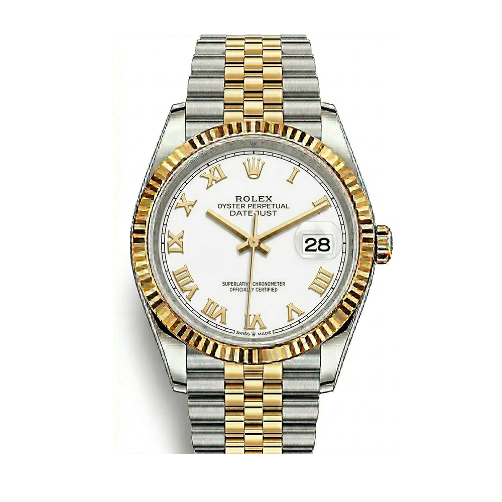 デイトジャスト 36 126233 ホワイトローマン ジュビリーブレス