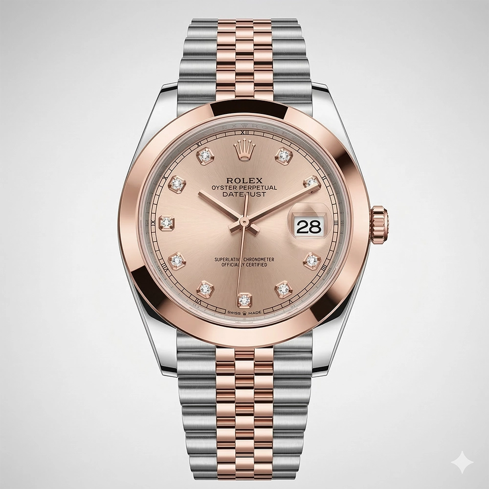 デイトジャスト 41 126301 サンダスト10Pダイヤ ジュビリーブレス