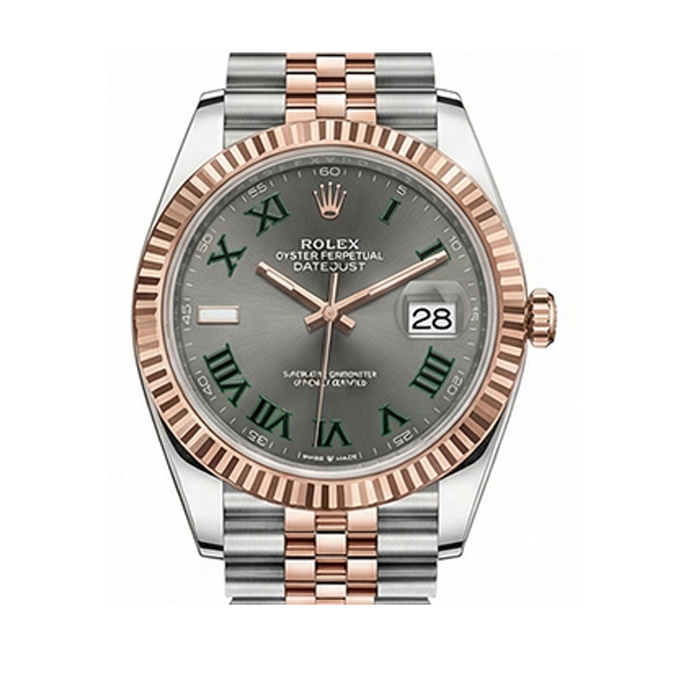 デイトジャスト 41 126331 スレート ローマン ジュビリーブレス