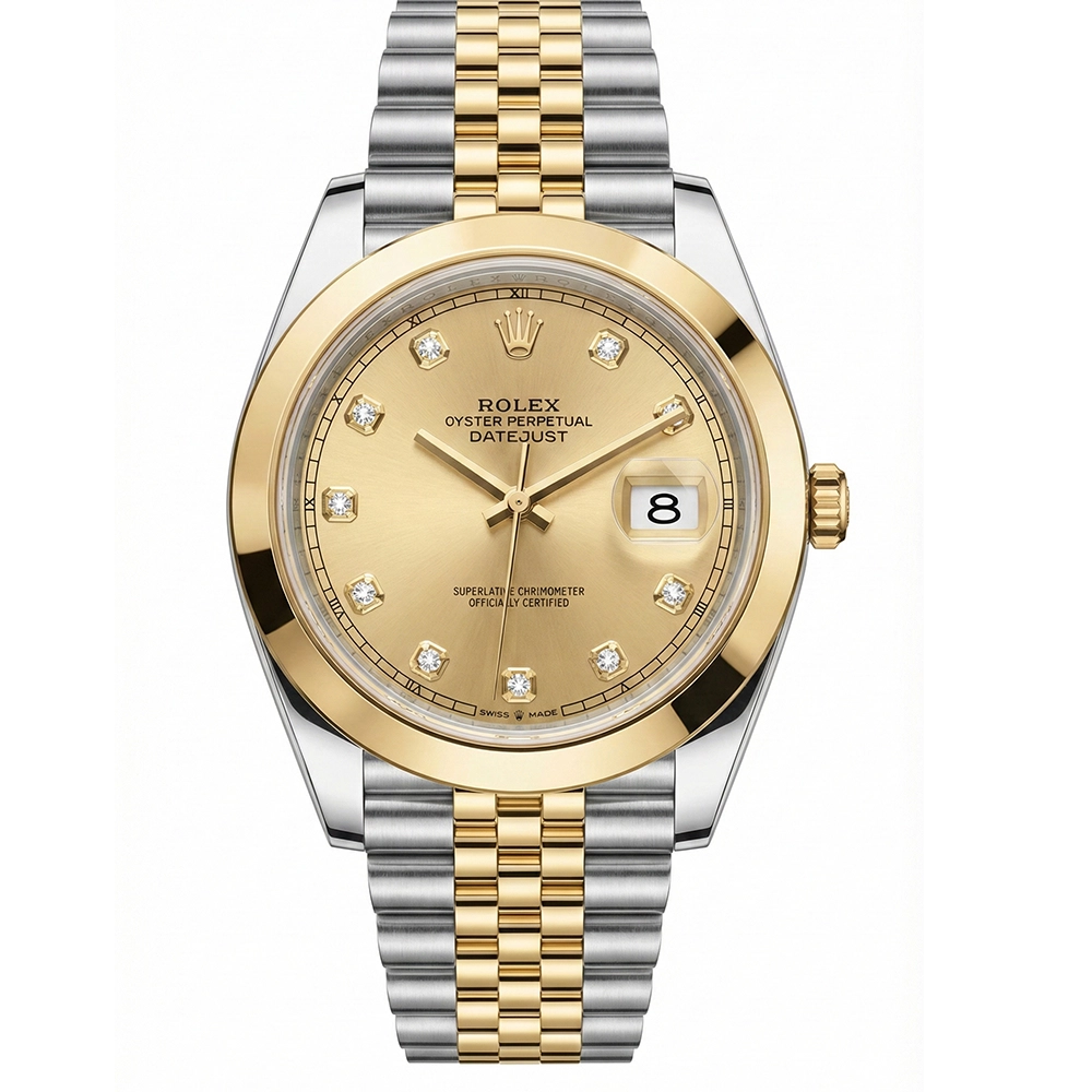 デイトジャスト 41 126303 シャンパン10Pダイヤ ジュビリーブレス