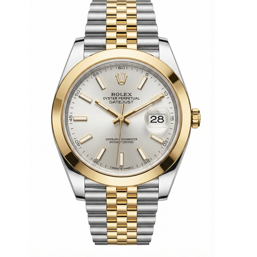 デイトジャスト 41 126303 シルバー ジュビリーブレス