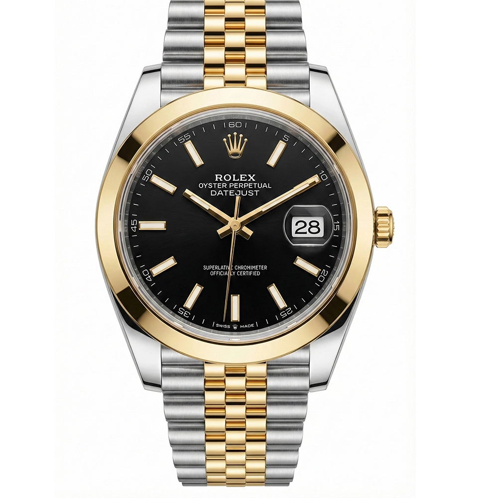 デイトジャスト 41 126303 ブラック ジュビリーブレス