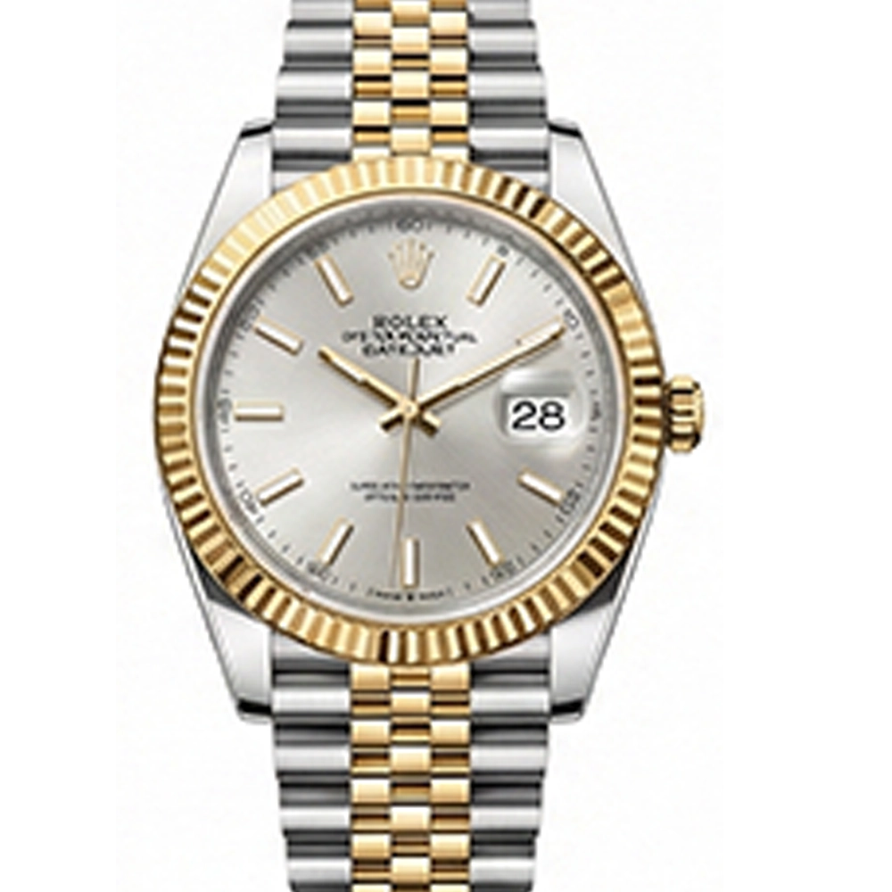 デイトジャスト 41 126333 シルバー ジュビリーブレス