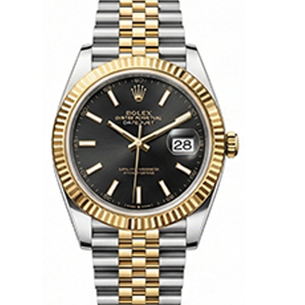 デイトジャスト 41 126333 ブラック ジュビリーブレス