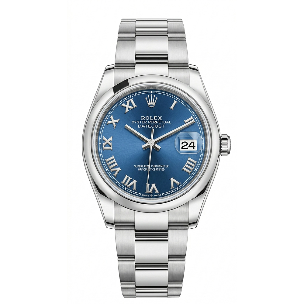 デイトジャスト 31 278240 ブライトブルー ローマン オイスターブレス