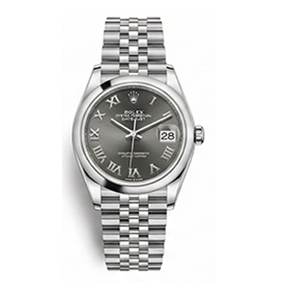 デイトジャスト 31 278240 ダークグレー ローマンジュビリーブレス