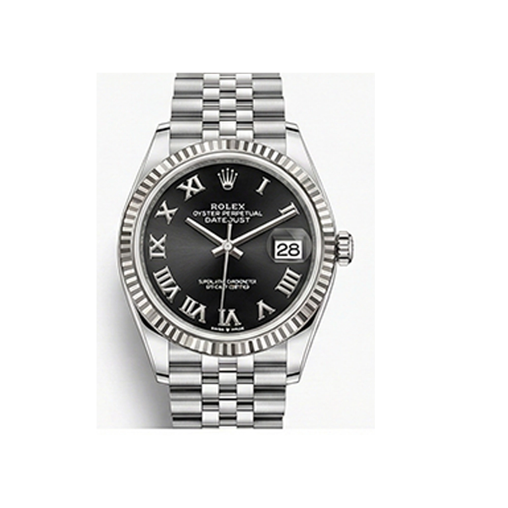 デイトジャスト 31 278274 ブライトブラック ローマン ジュビリーブレス