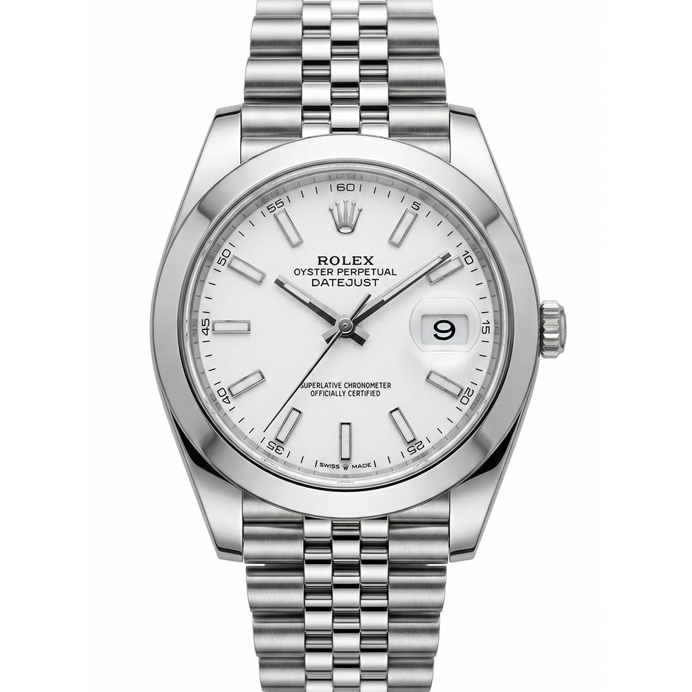 デイトジャスト 41 126300 ホワイト ジュビリーブレス