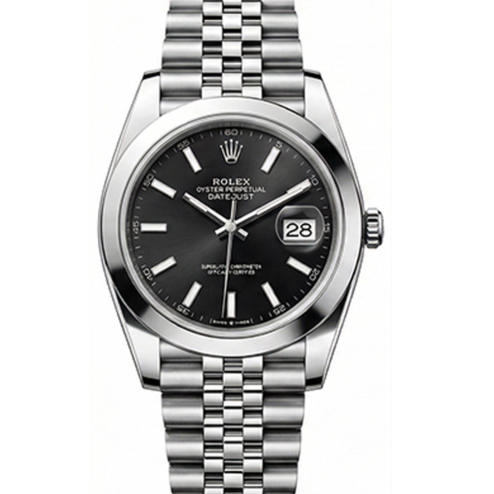 デイトジャスト 41 126300 ブラック ジュビリーブレス