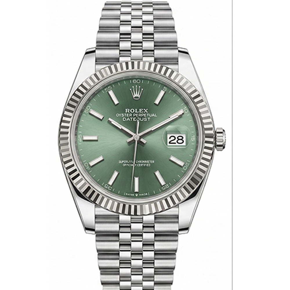 デイトジャスト 41 126334 ミントグリーン ジュビリーブレス